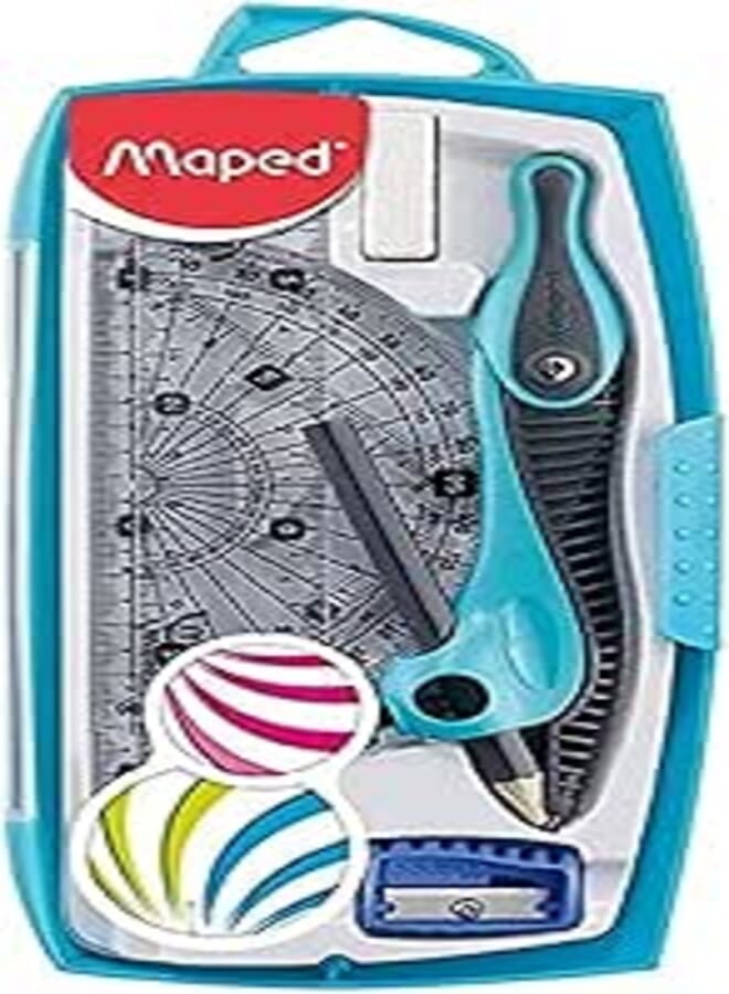Maped Kidz Maths Set 8 Piece - multi Color